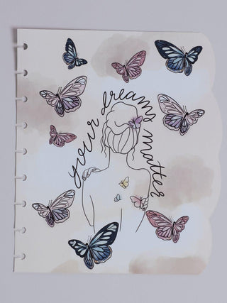 NEW* SINGLE INSERTS  Scalloped Disc ©  Planner Covers (Interchangeable)