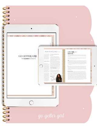 Go Getter Undated Digital Planner - 6 Month Planner