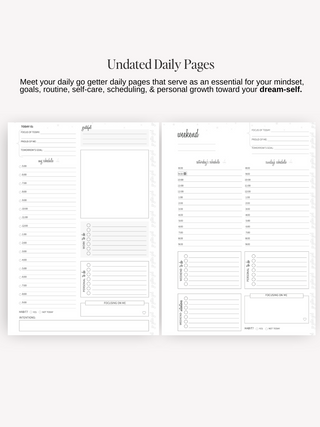 Go Getter Daily Scalloped Disc Planner ©