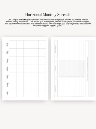 Go Getter Daily Planner Store Version - Undated 6 Months