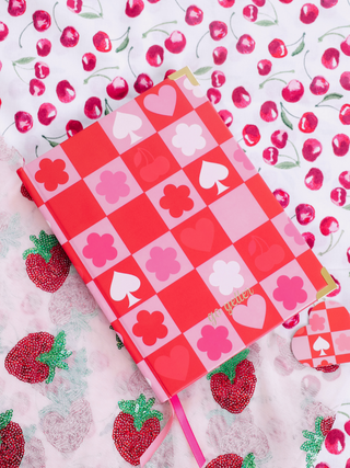 Go Getter Daily Undated A5 Bookbound Planner- Spaded Cherry