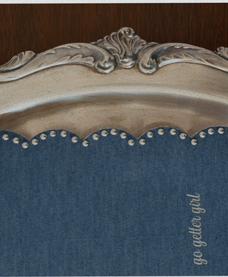 DAY ONE. CAPSULE. A5 UNDATED DAILY SCALLOPED PLANNER. Denim.