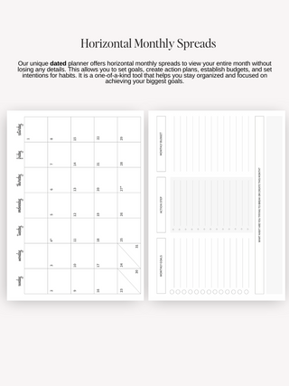 *clearance redate* Go Getter Daily Planner (Dated July-Dec 2023)- Patchwork