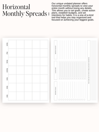 Go Getter Daily Undated Wire 2024 Planner- Miss Independent