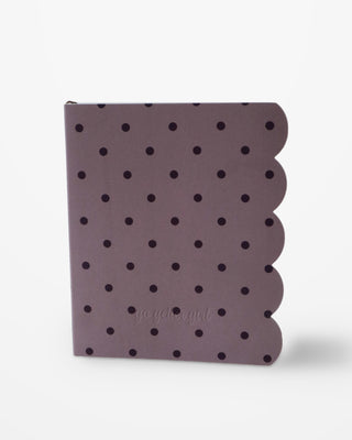 FULL CIRCLE. CAPSULE. A5 UNDATED DAILY SCALLOPED PLANNER. Linen.