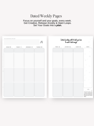 Go Getter Daily Planner (Dated July-Dec 2023)- Eliza Evergreen