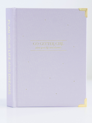 Go Getter A5 Undated Daily Planner - (Linen) Poppy