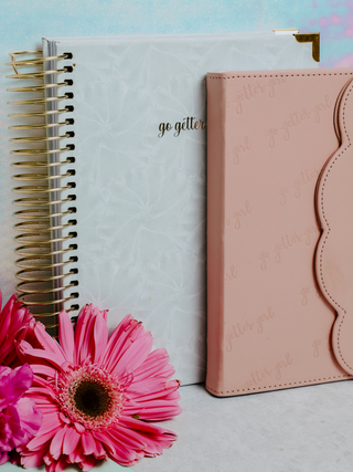 A5 Premium Lined Notebook - Scalloped-  Ballerina