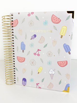**Redate this planner Go Getter Daily Planner (Dated 2022)- Fairytale Summer