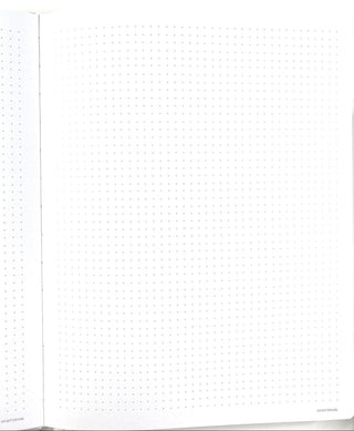 Large Premium White Bullet (Dotted) Notebook- 8.5 x 11"