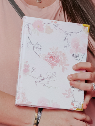 Go Getter A5 Undated Daily Planner - Blossoming Cherry